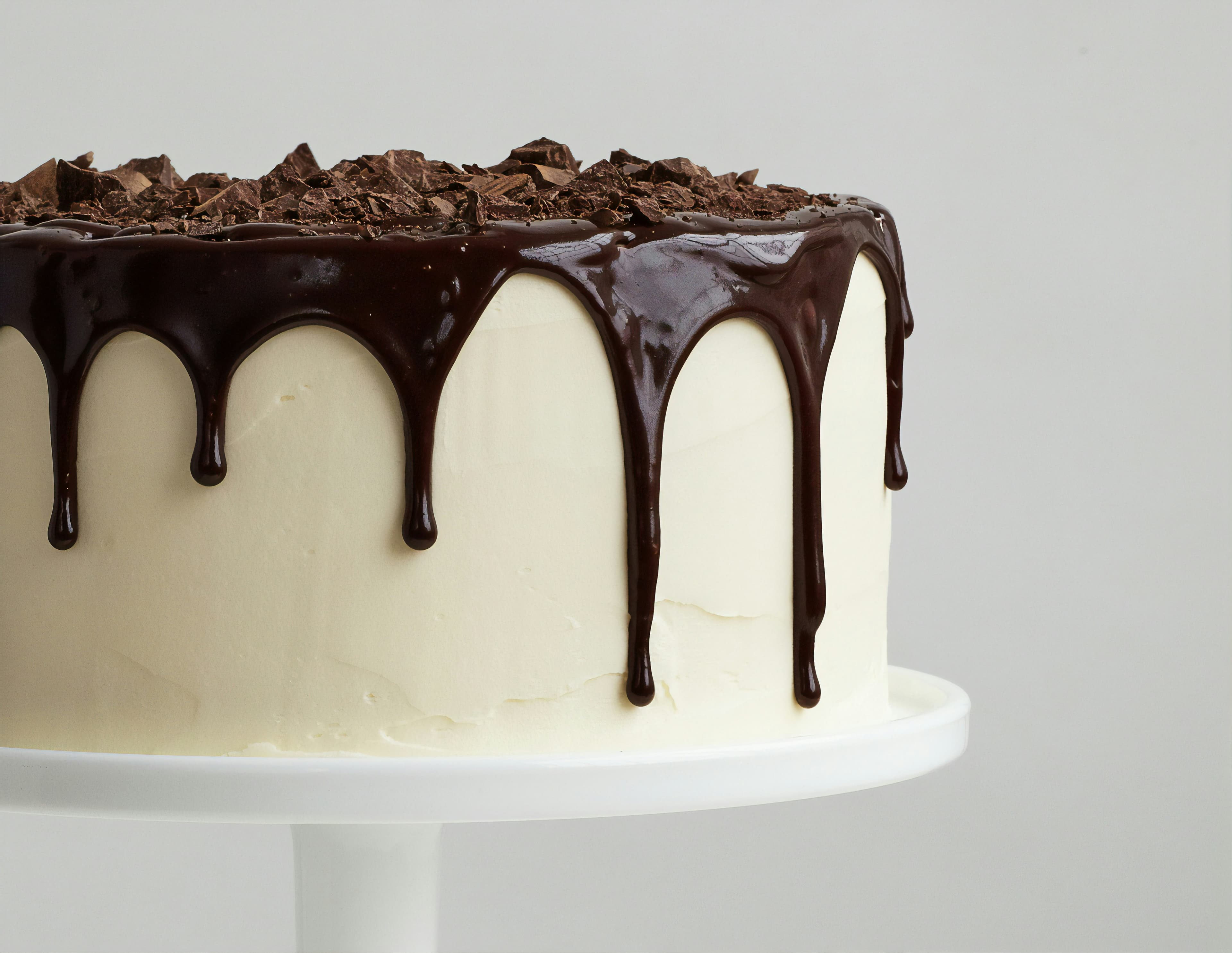 Layered celebration cake